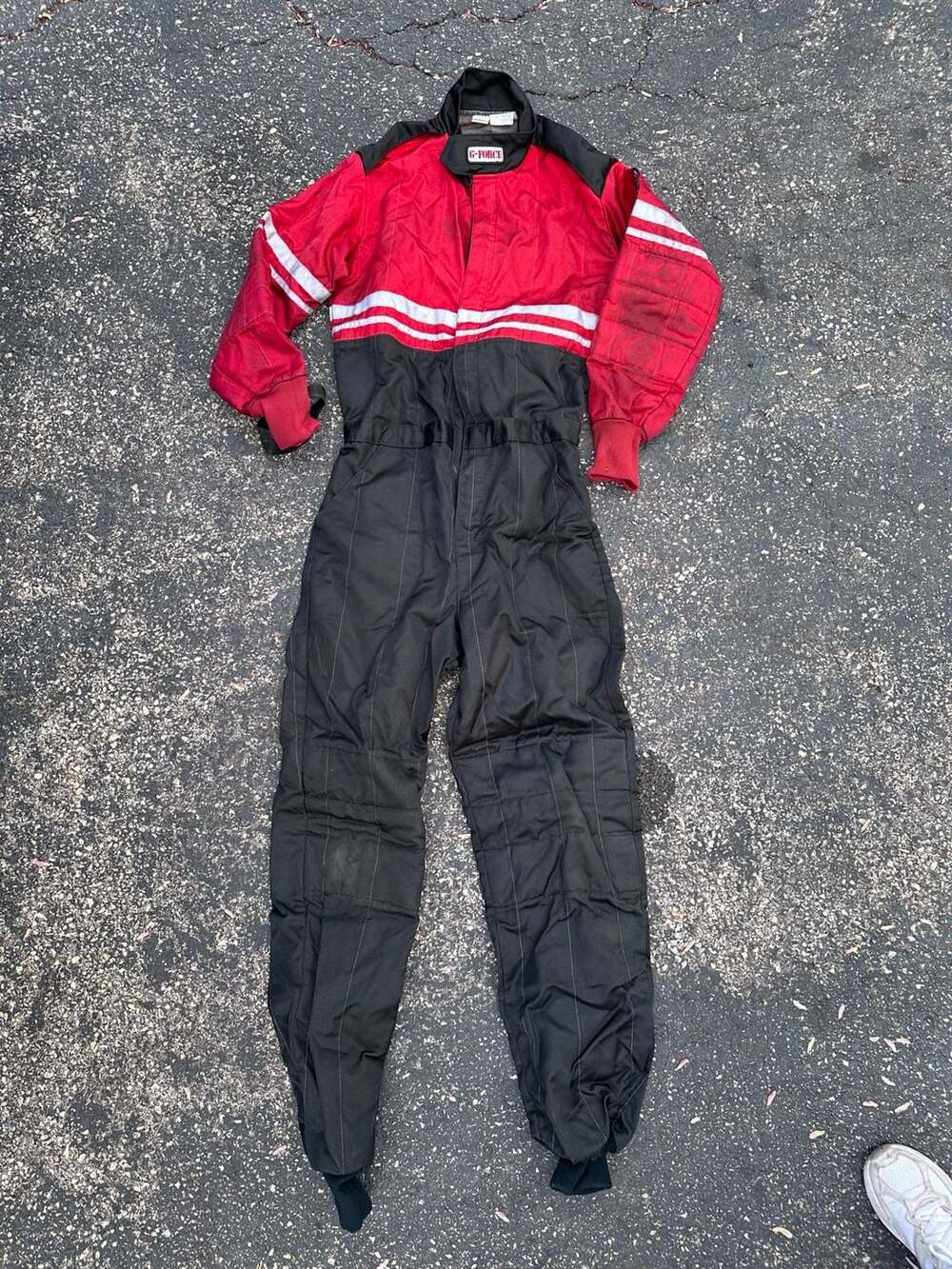 G-Force Racing Gear SFI 40.1/1 Racing Suit Red and Black Size Small